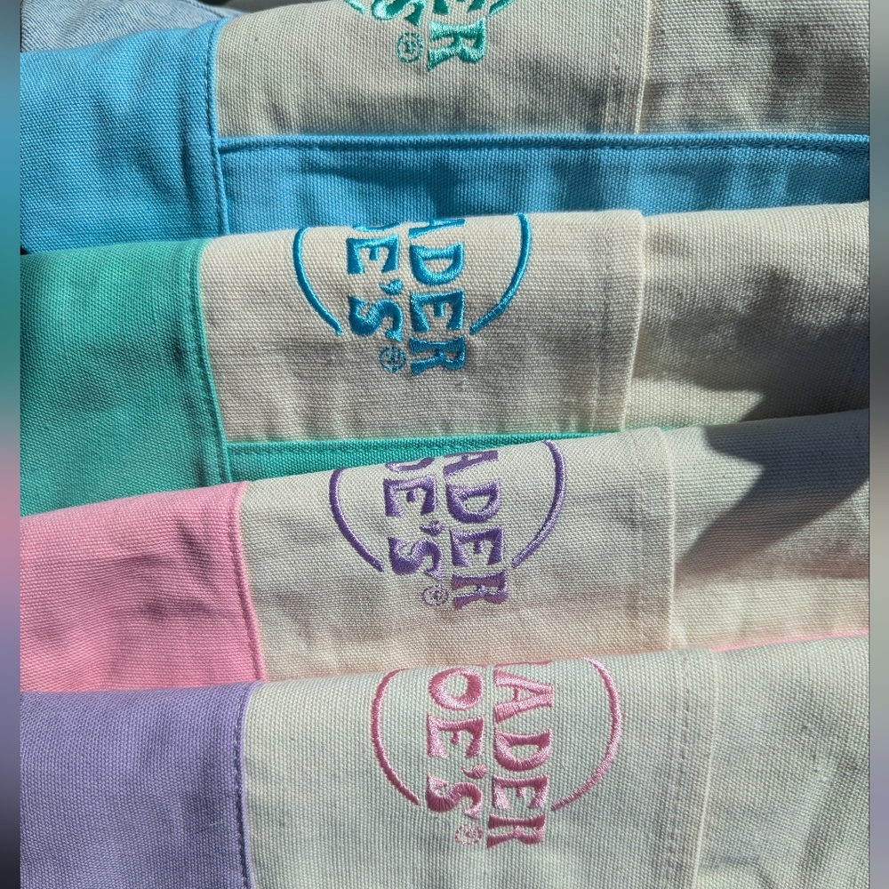 NWT Trader Joe's Mini Pastel Set Of 4, One Of Each Color